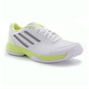 Adidas Women's Sonic Attack Tennis Shoes Sneakers, White Green, Sz 8